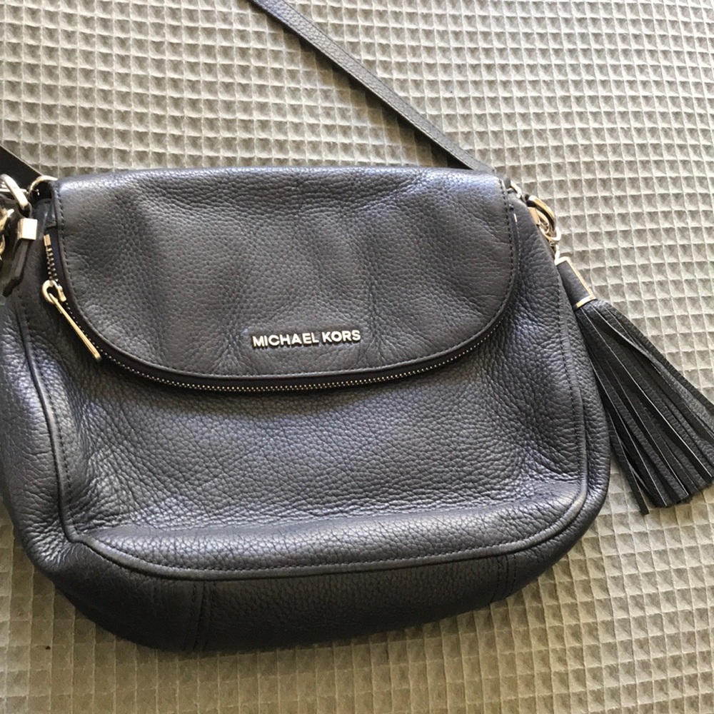 Michael Kors Navy Leather hobo bag